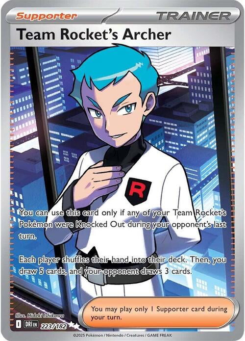 Destined Rivals Team Rocket's Archer #223/182