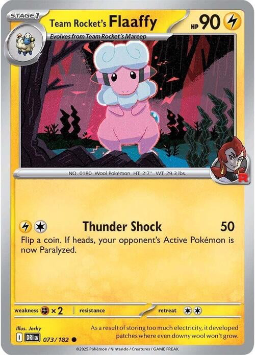 Destined Rivals Team Rocket's Flaaffy #73/182