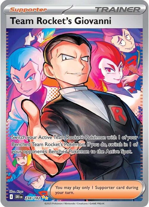 Destined Rivals Team Rocket's Giovanni #238/182