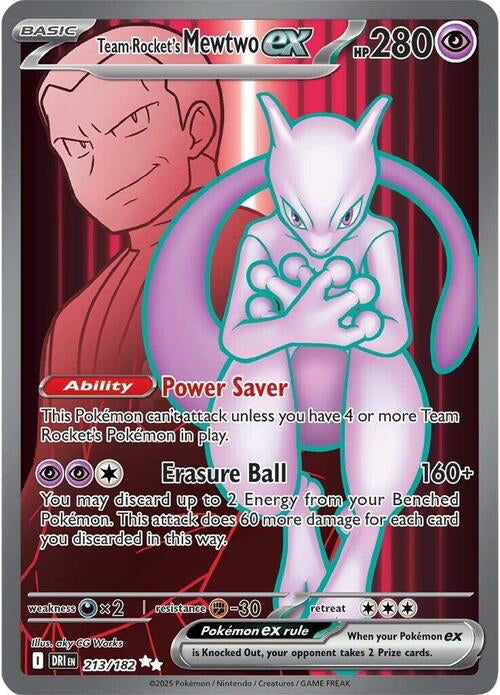 Destined Rivals Team Rocket's Mewtwo #213/182