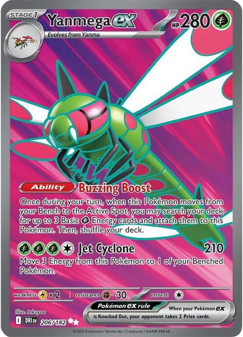 Destined Rivals Yanmega #206/182