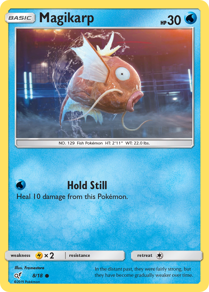 Detective Pikachu Magikarp #8/18
