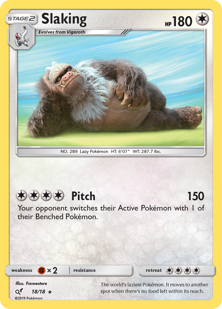 Detective Pikachu Slaking #18/18