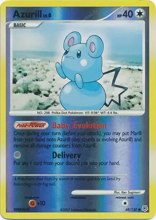 Diamond & Pearl Azurill #69/130 reverse holo
