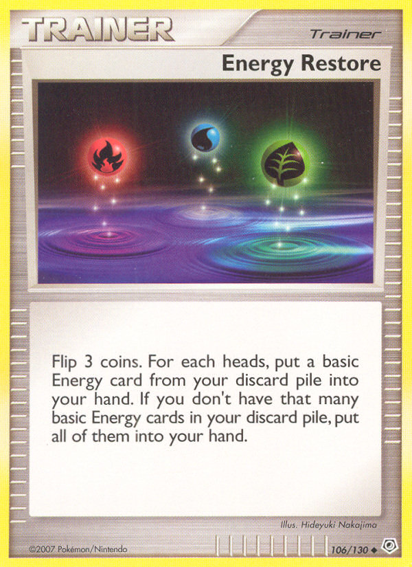 Diamond & Pearl Energy Restore #106/130