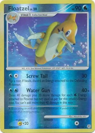 Diamond & Pearl Floatzel #26/130 reverse holo