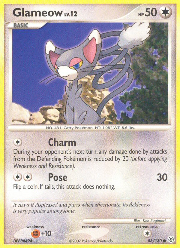 Diamond & Pearl Glameow #83/130
