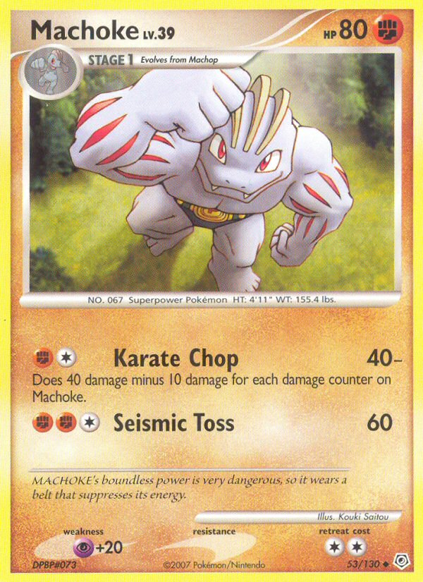 Diamond & Pearl Machoke #53/130