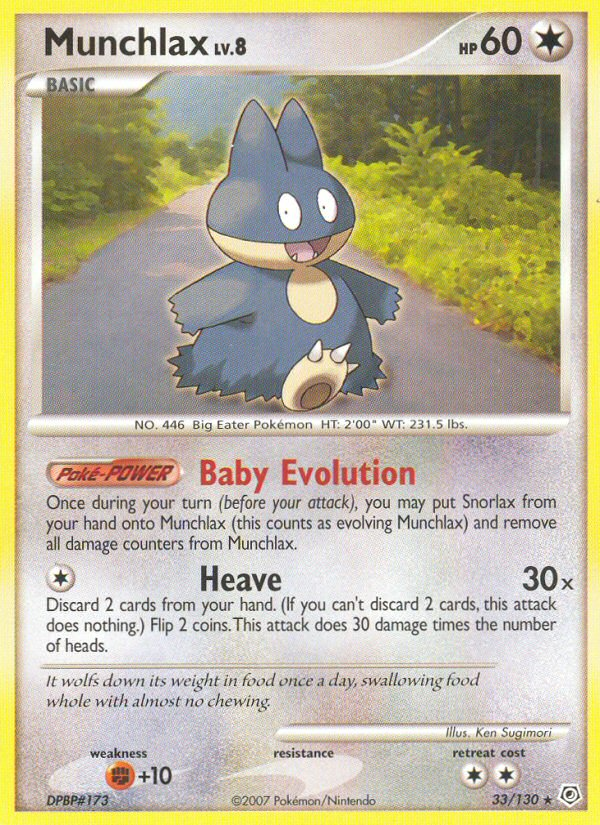 Diamond & Pearl Munchlax #33/130