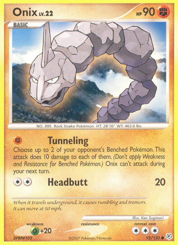 Diamond & Pearl Onix #92/130