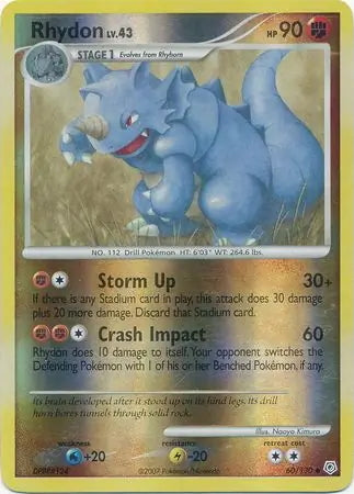 Diamond & Pearl Rhydon #60/130 reverse holo