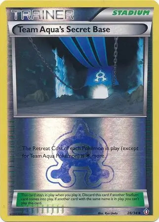 Double Crisis Team Aqua's Secret Base #28/34 reverse holo