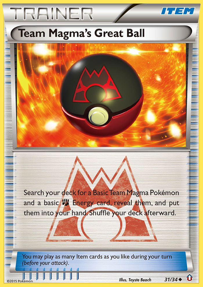 Double Crisis Team Magma's Great Ball #31/34