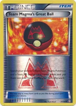 Double Crisis Team Magma's Great Ball #31/34 reverse holo