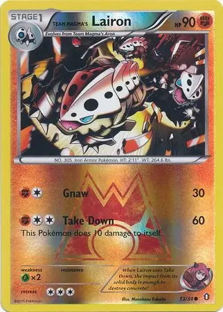 Double Crisis Team Magma's Lairon #13/34 reverse holo