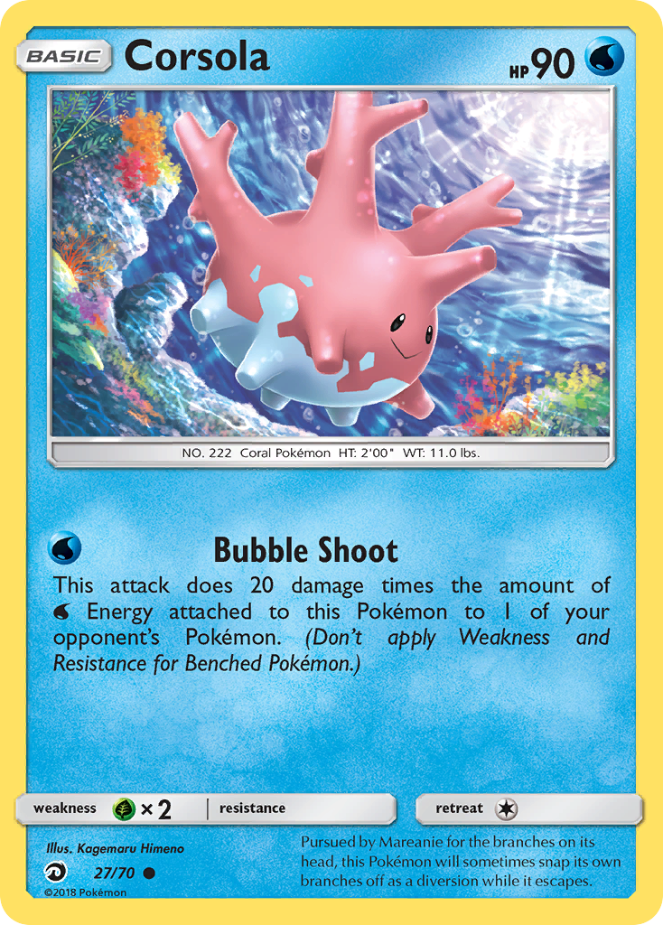 Dragon Majesty Corsola #27/70