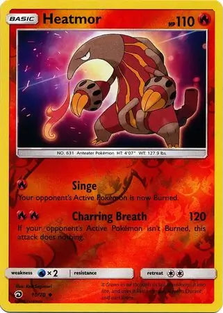 Dragon Majesty Heatmor #10/70 reverse holo