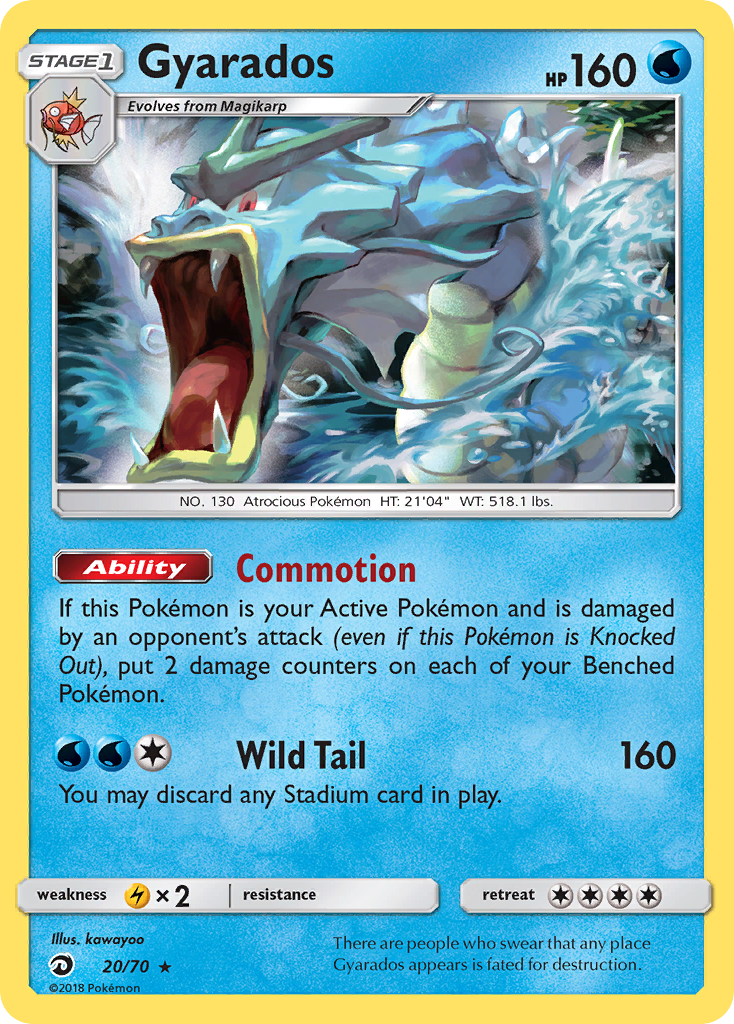 Dragon Majesty Holo Gyarados #20/70