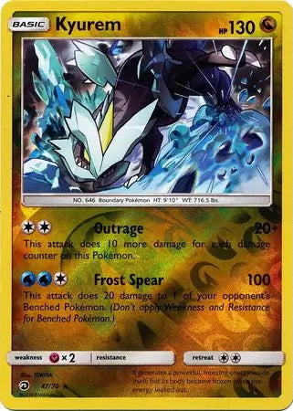 Dragon Majesty Kyurem #47/70 reverse holo