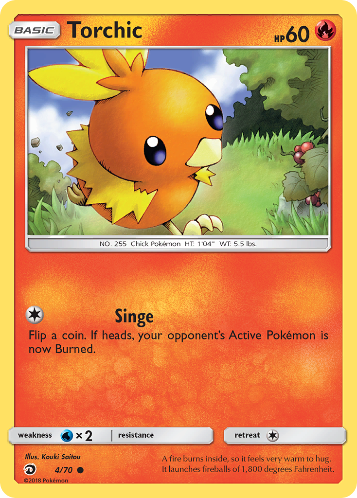 Dragon Majesty Torchic #4/70