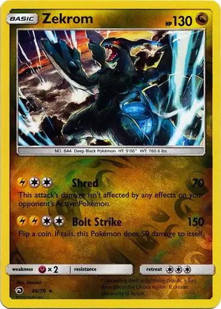 Dragon Majesty Zekrom #46/70 reverse holo