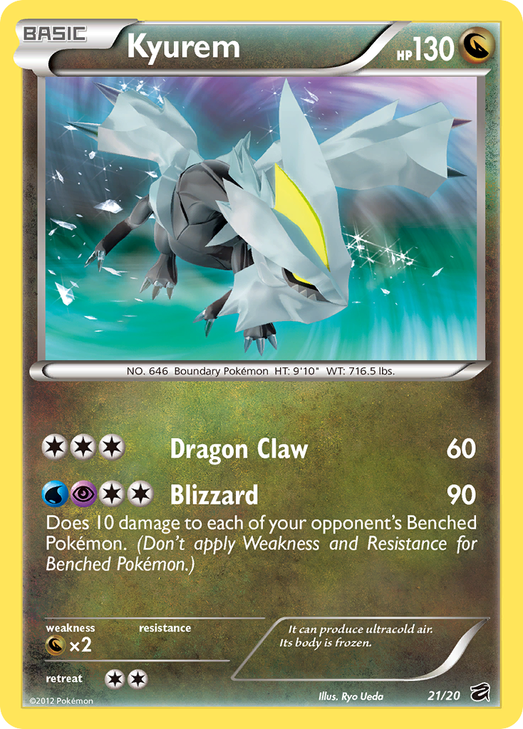 Dragon Vault Holo Kyurem #21
