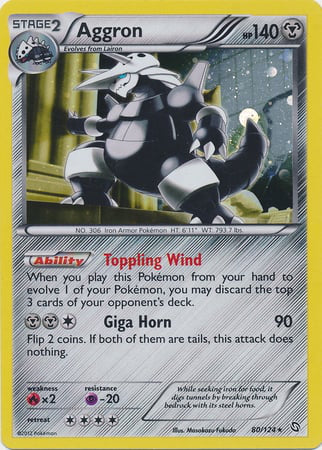 Dragons Exalted Cosmos Holo Aggron #80/124