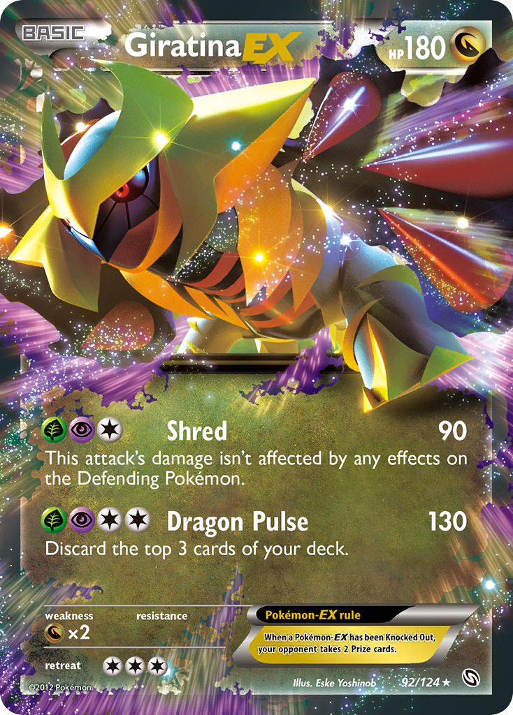 Dragons Exalted Giratina EX #92/124