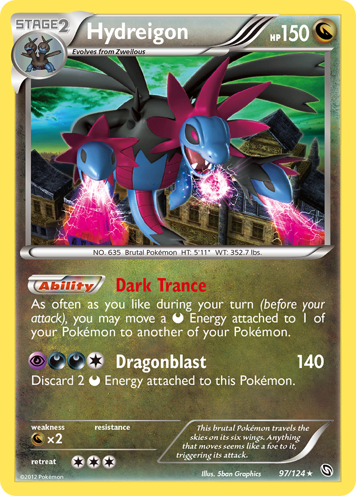 Dragons Exalted Holo Hydreigon #97/124