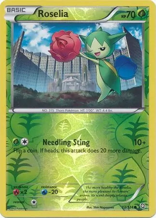 Dragons Exalted Roselia #13/124 reverse holo