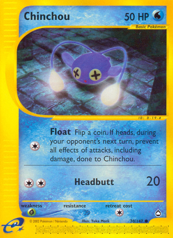 E-Series Aquapolis Chinchou #70/147