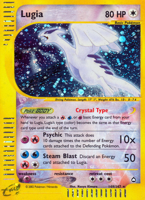 Crystal Lugia Aquapolis