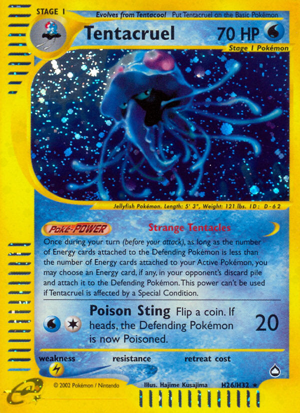 E-Series Aquapolis Holo Tentacruel #H26/H32