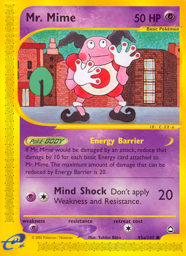 E-Series Aquapolis Mr. Mime #95a/147