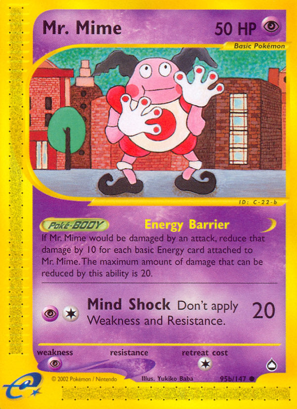 E-Series Aquapolis Mr. Mime #95b/147