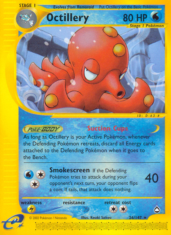 E-Series Aquapolis Octillery #26/147
