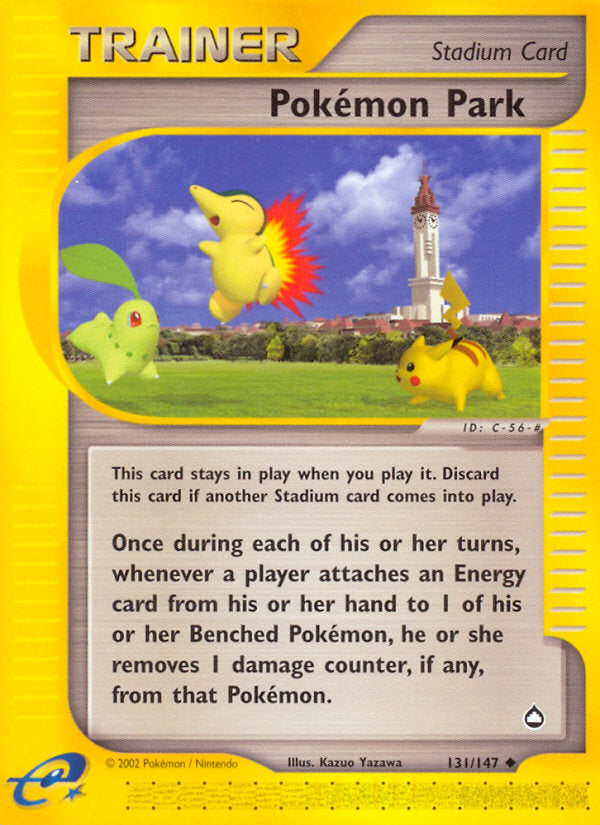 E-Series Aquapolis Pokemon Park #131/147