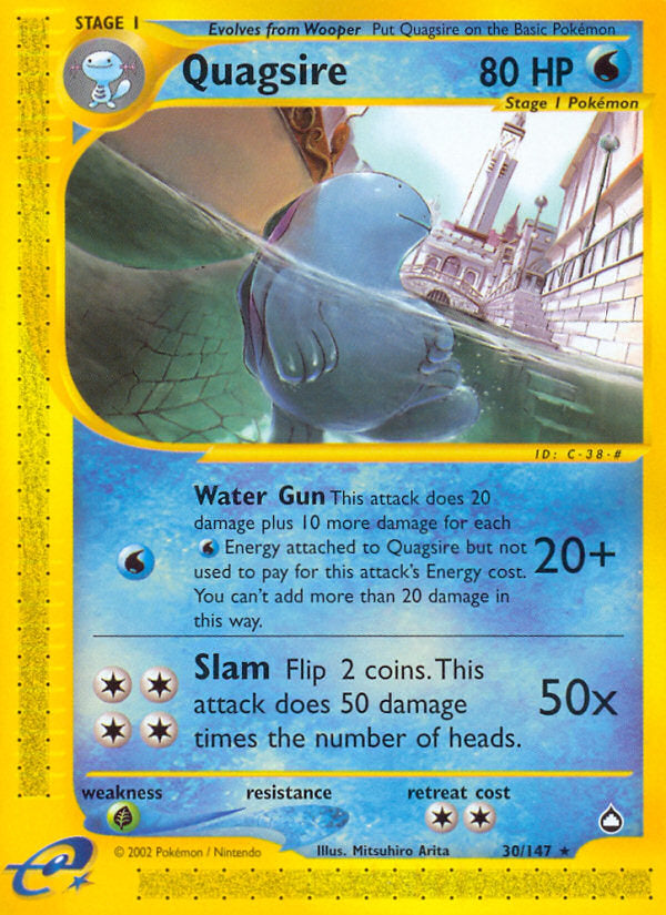 E-Series Aquapolis Quagsire #30/147
