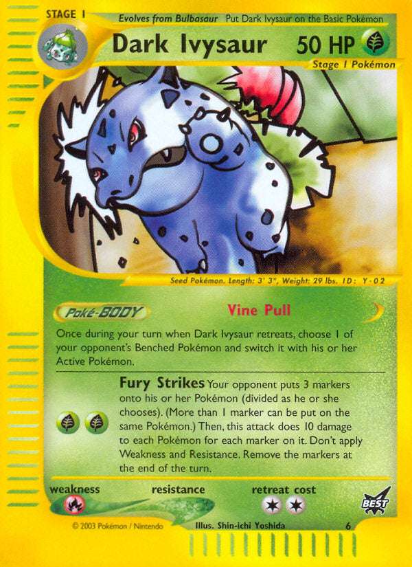E-Series Best of Game Dark Ivysaur #6