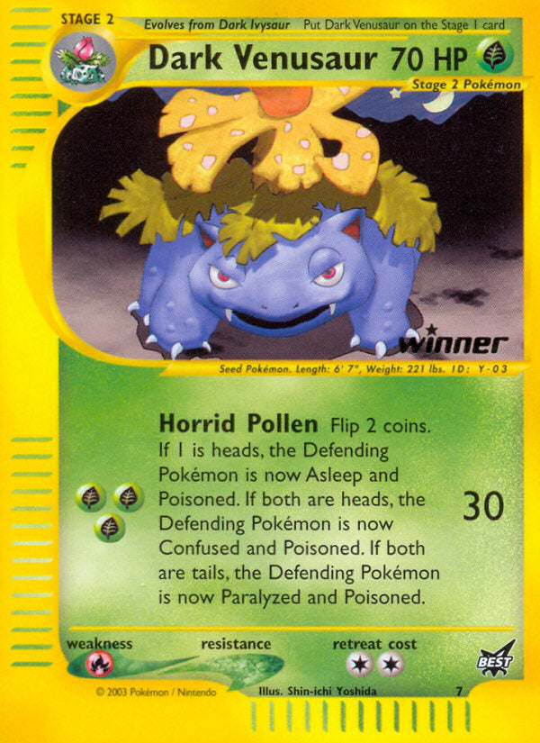 E-Series Best of Game Dark Venusaur #7 Winner