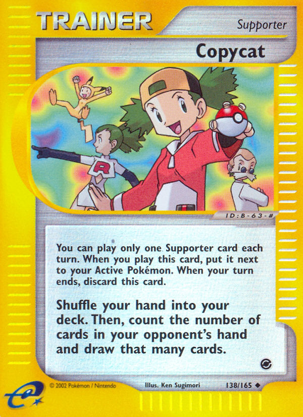 E-Series Expedition Copycat #138/165 reverse holo