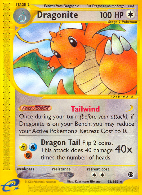 E-Series Expedition Dragonite #43/165