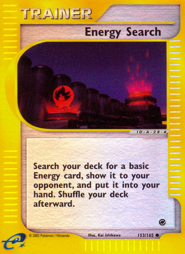 E-Series Expedition Energy Search #153/165 reverse holo
