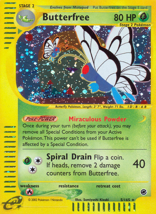 E-Series Expedition Holo Butterfree #5/165