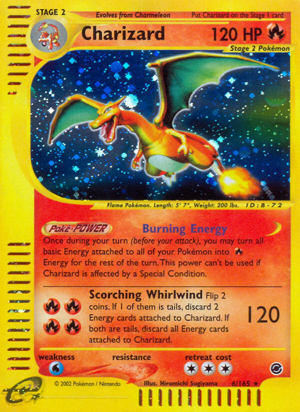 E-Series Expedition Holo Charizard #6/165