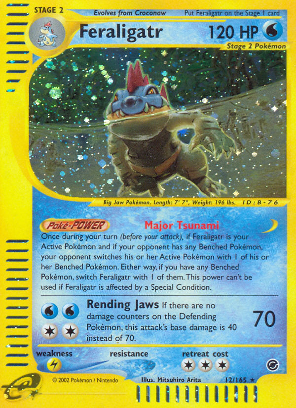 E-Series Expedition Holo Feraligatr #12/165