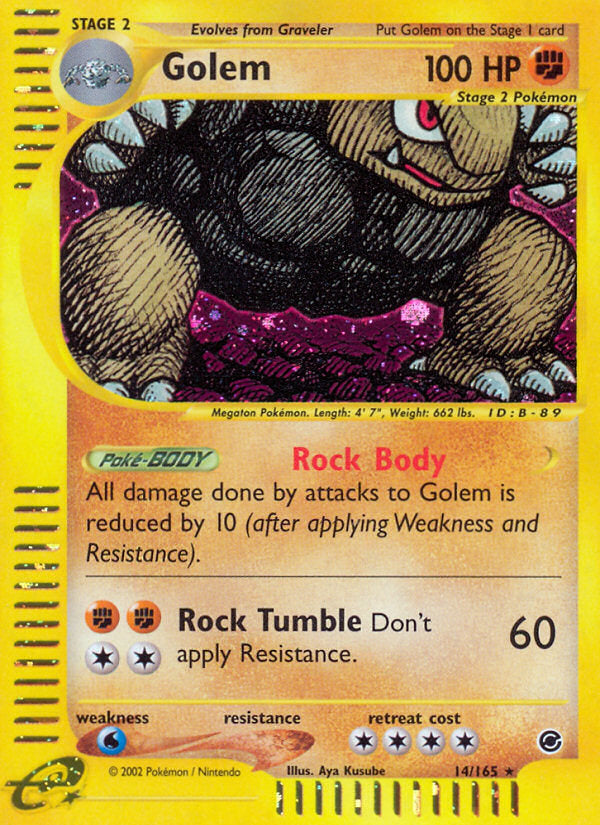 E-Series Expedition Holo Golem #14/165