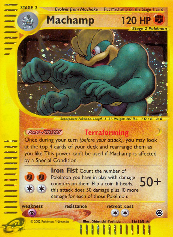 E-Series Expedition Holo Machamp #16/165