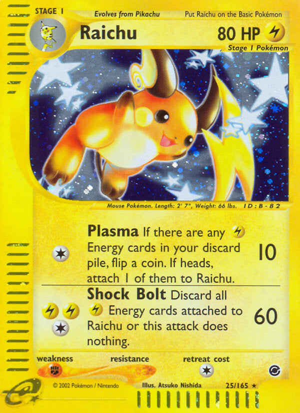 E-Series Expedition Holo Raichu #25/165