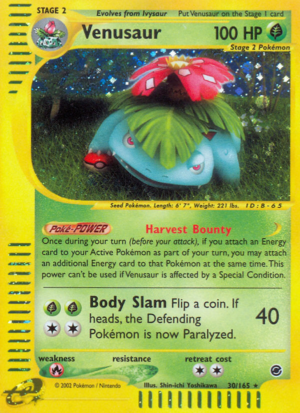 E-Series Expedition Holo Venusaur #30/165